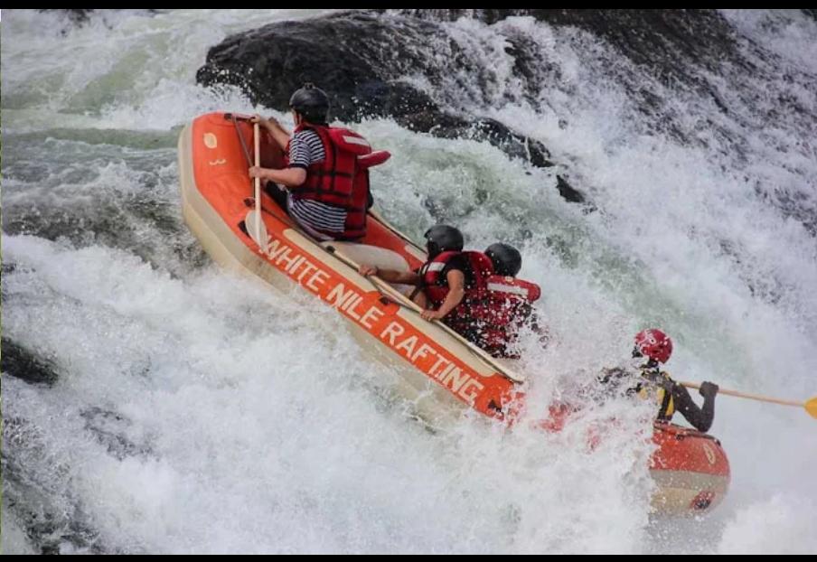 White-water rafting on the River Nile